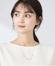 KS2GD16021 a.v.v(アー・ヴェ・ヴェ) フラワーモチーフネックレス シルバー