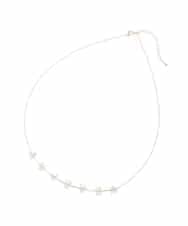 KS2GD16021 a.v.v(アー・ヴェ・ヴェ) フラワーモチーフネックレス ゴールド