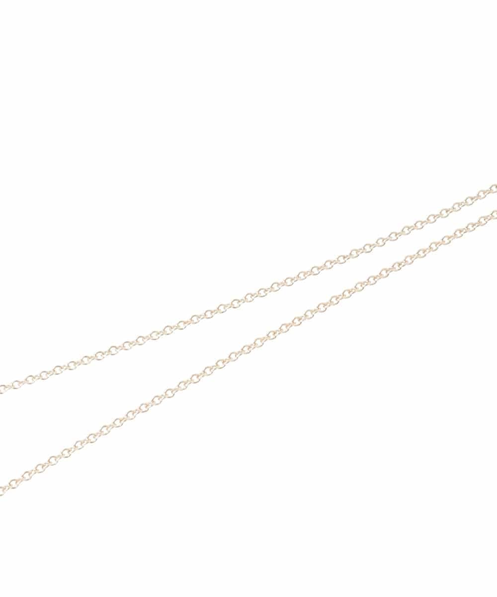 KS2GD16021 a.v.v(アー・ヴェ・ヴェ) フラワーモチーフネックレス ゴールド