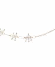 KS2GD16021 a.v.v(アー・ヴェ・ヴェ) フラワーモチーフネックレス ゴールド