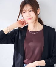 KS2GD17019 a.v.v(アー・ヴェ・ヴェ) ツイストチェーンネックレス ゴールド