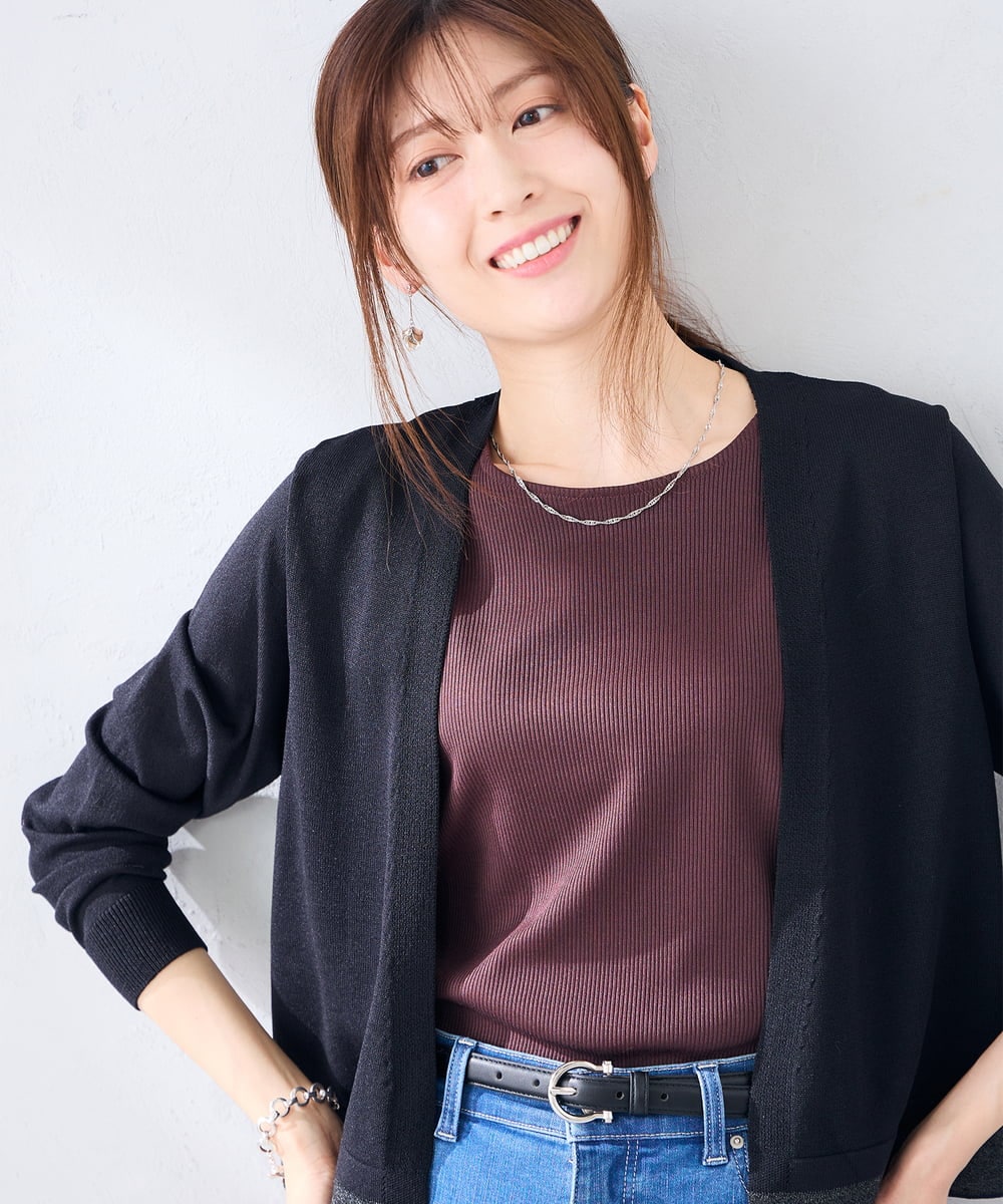 KS2GD17019 a.v.v(アー・ヴェ・ヴェ) ツイストチェーンネックレス ゴールド