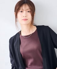 KS2GD17019 a.v.v(アー・ヴェ・ヴェ) ツイストチェーンネックレス ゴールド