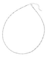 KS2GD17019 a.v.v(アー・ヴェ・ヴェ) ツイストチェーンネックレス ゴールド