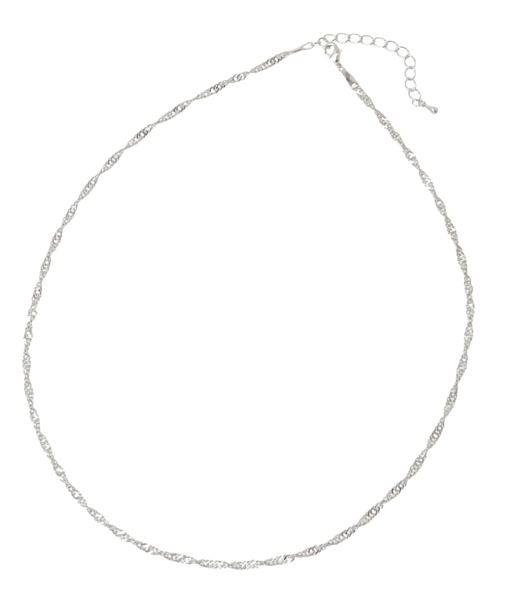 KS2GD17019 a.v.v(アー・ヴェ・ヴェ) ツイストチェーンネックレス ゴールド