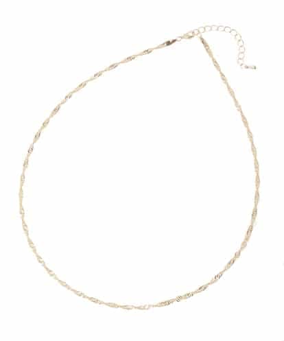 KS2GD17019 a.v.v 【雑誌InRed(宝島社)4月号掲載】ツイストチェーンネックレス