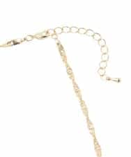 KS2GD17019 a.v.v(アー・ヴェ・ヴェ) ツイストチェーンネックレス ゴールド