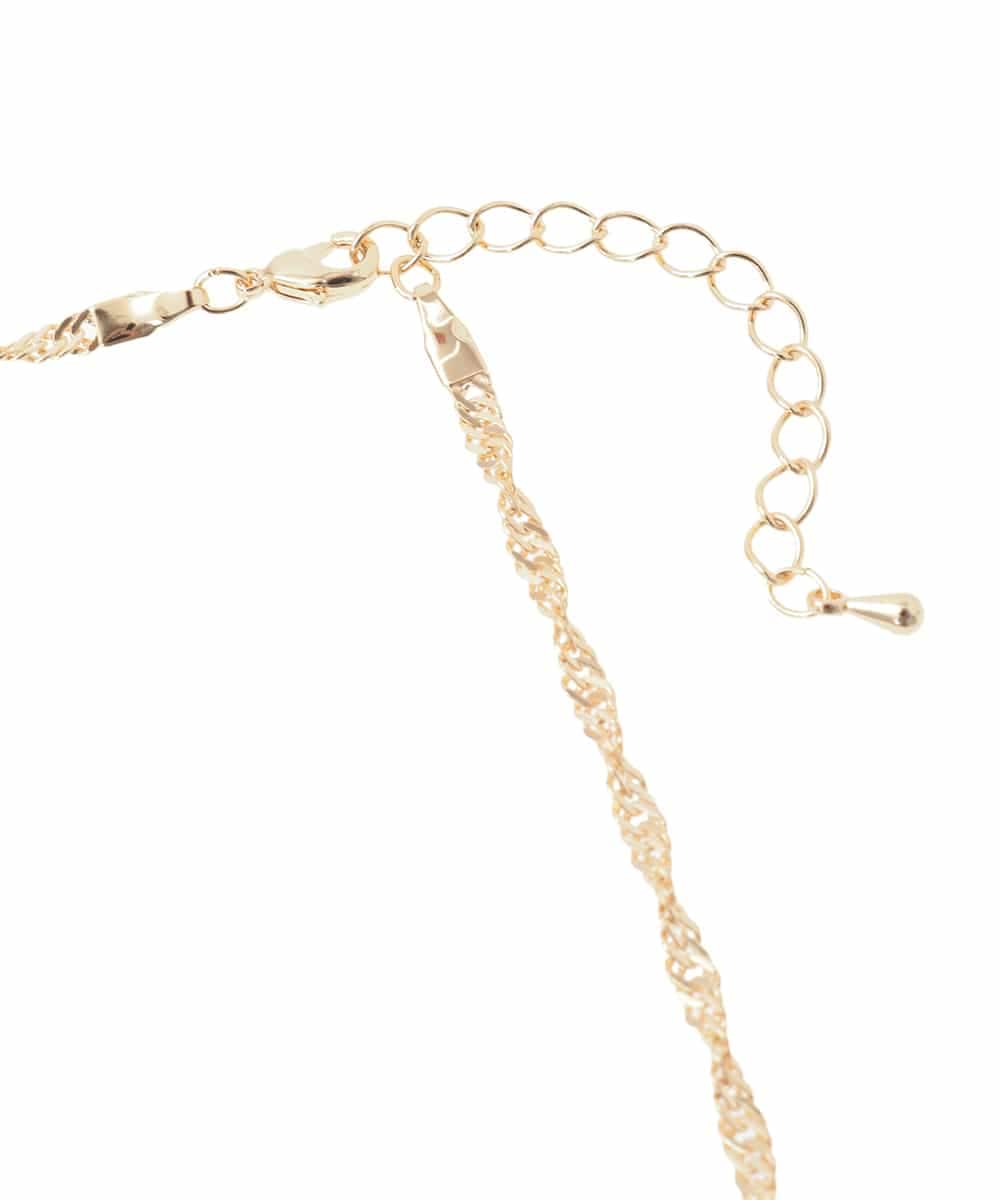 KS2GD17019 a.v.v(アー・ヴェ・ヴェ) ツイストチェーンネックレス ゴールド