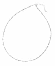 KS2GD17019 a.v.v(アー・ヴェ・ヴェ) ツイストチェーンネックレス シルバー