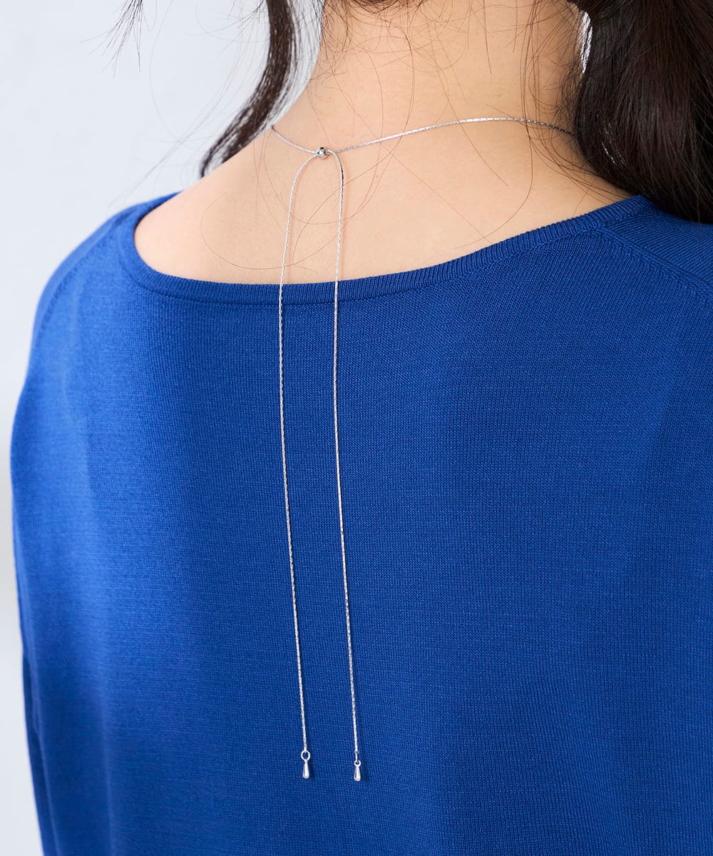 KS2GD18024 a.v.v(アー・ヴェ・ヴェ) シルバービーズネックレス シルバー