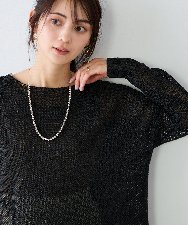 KS2GD18024 a.v.v(アー・ヴェ・ヴェ) シルバービーズネックレス シルバー