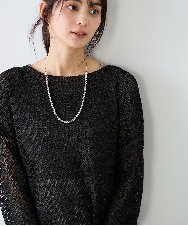 KS2GD18024 a.v.v(アー・ヴェ・ヴェ) シルバービーズネックレス シルバー