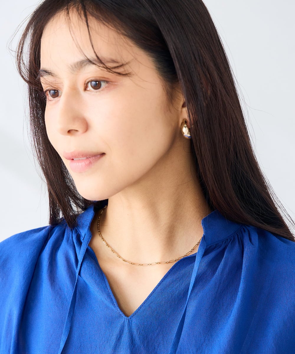 KS2GD20021 a.v.v(アー・ヴェ・ヴェ) 【雑誌InRed(宝島社)5月号掲載】チェーンネックレス ゴールド