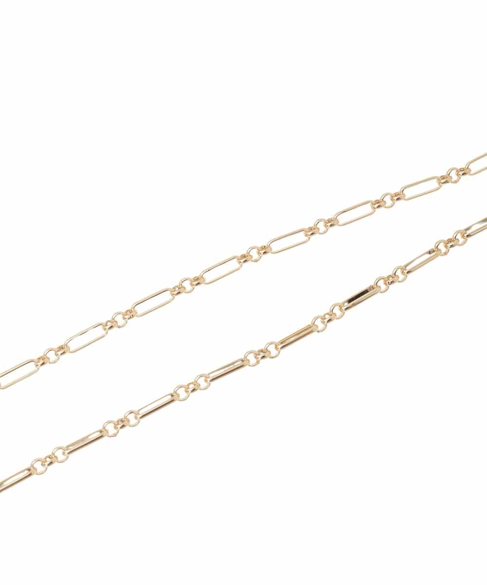 KS2GD20021 a.v.v(アー・ヴェ・ヴェ) チェーンネックレス ゴールド