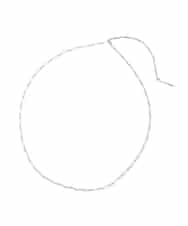 KS2GD20021 a.v.v(アー・ヴェ・ヴェ) チェーンネックレス シルバー