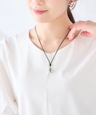 KS2GD21019 a.v.v(アー・ヴェ・ヴェ) ドロップモチーフコードネックレス シルバー