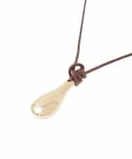 KS2GD21019 a.v.v(アー・ヴェ・ヴェ) ドロップモチーフコードネックレス ゴールド