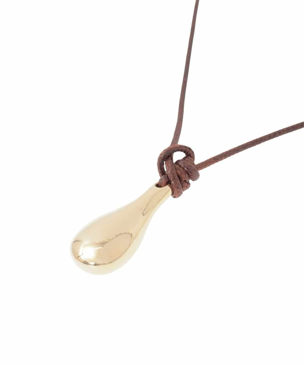 KS2GD21019 a.v.v(アー・ヴェ・ヴェ) ドロップモチーフコードネックレス ゴールド