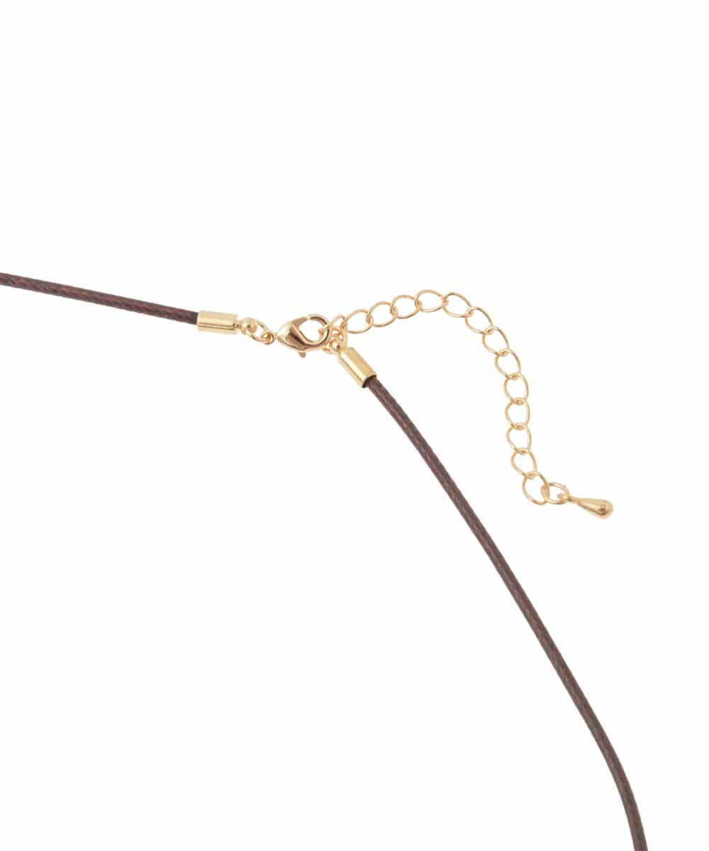 KS2GD22021 a.v.v(アー・ヴェ・ヴェ) オーバルモチーフネックレス ゴールド