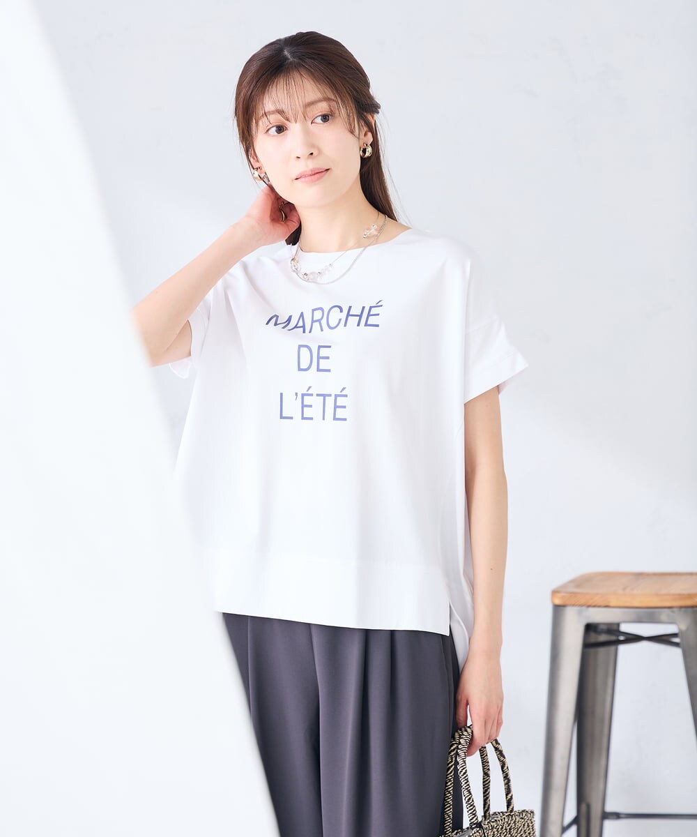 KS2GD24021 a.v.v(アー・ヴェ・ヴェ) クリアビーズチェーンネックレス シルバー