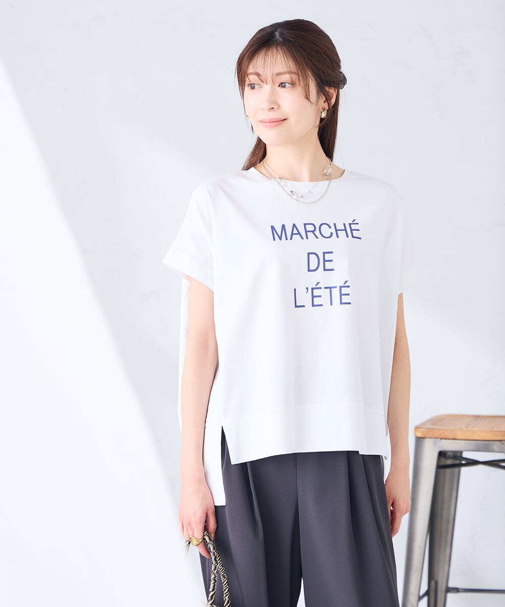 KS2GD24021 a.v.v(アー・ヴェ・ヴェ) クリアビーズチェーンネックレス シルバー