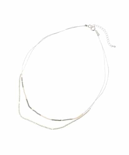 KS2GD25021 a.v.v ビーズレイヤードネックレス