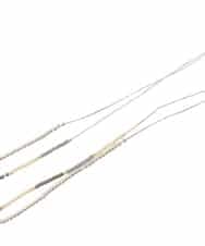 KS2GD25021 a.v.v(アー・ヴェ・ヴェ) ビーズレイヤードネックレス シルバー