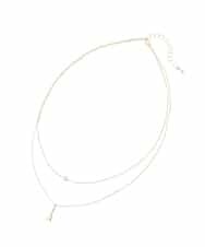 KS2GD26019 a.v.v(アー・ヴェ・ヴェ) レイヤードネックレス ゴールド