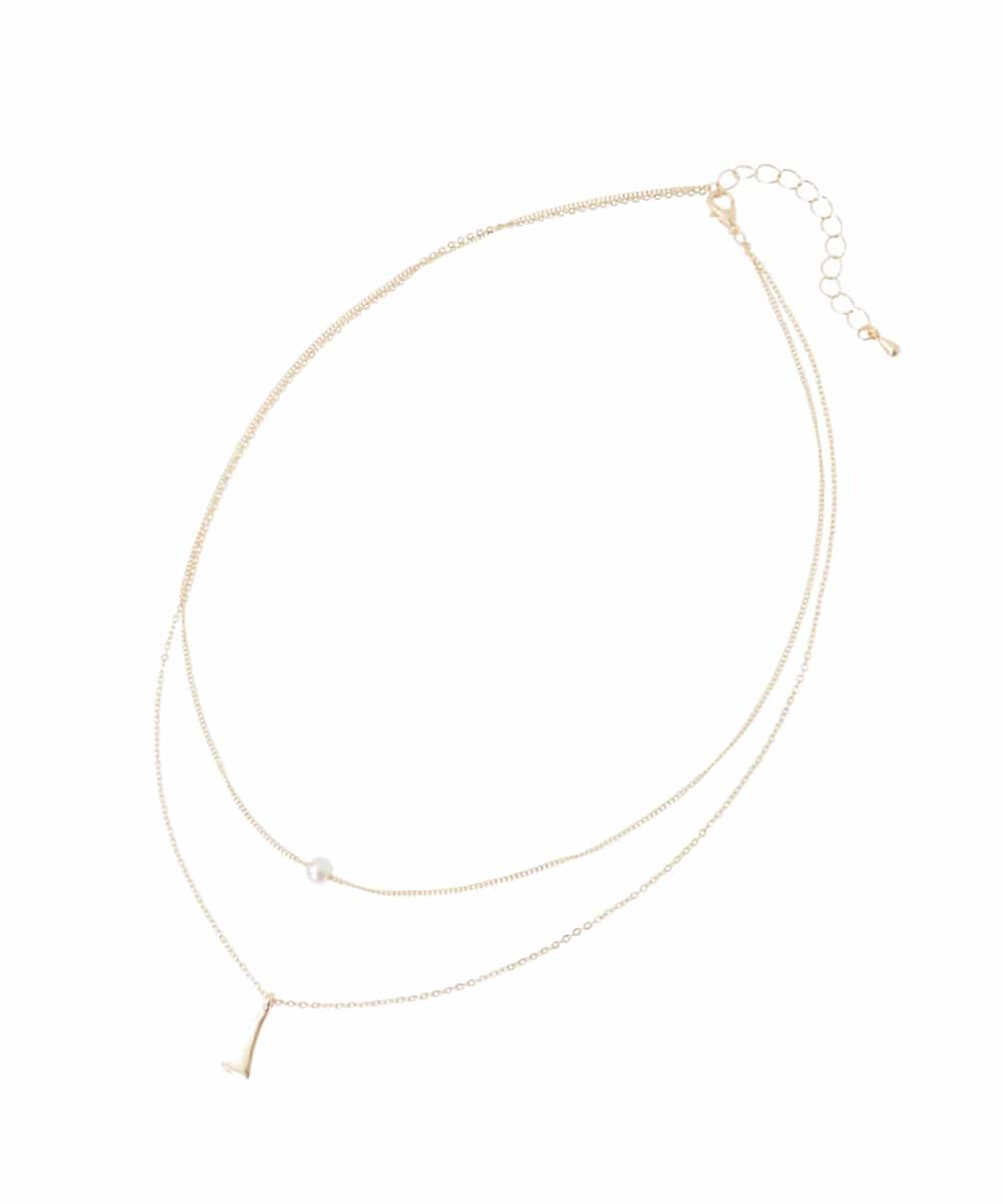 KS2GD26019 a.v.v(アー・ヴェ・ヴェ) レイヤードネックレス ゴールド