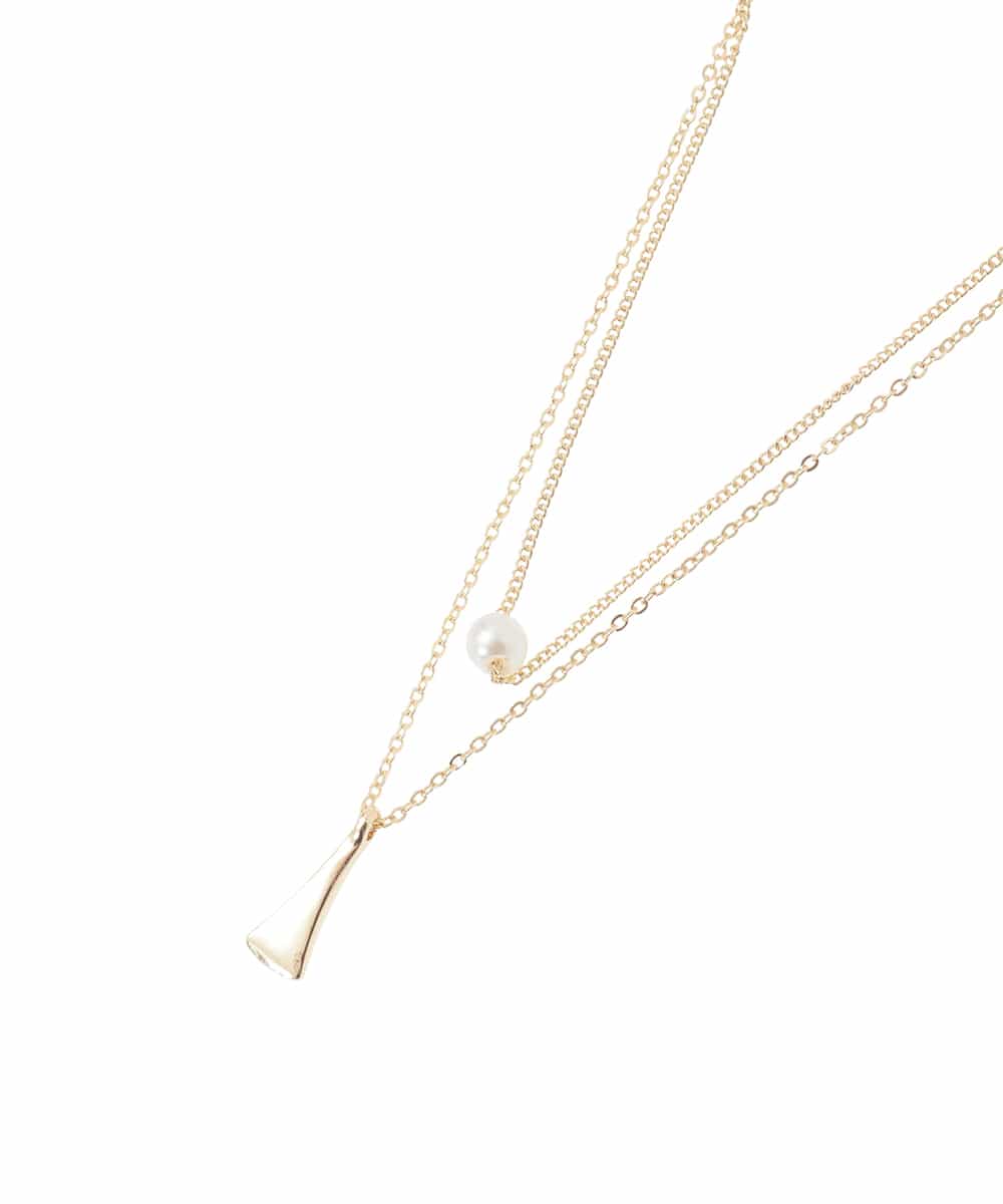 KS2GD26019 a.v.v(アー・ヴェ・ヴェ) レイヤードネックレス ゴールド