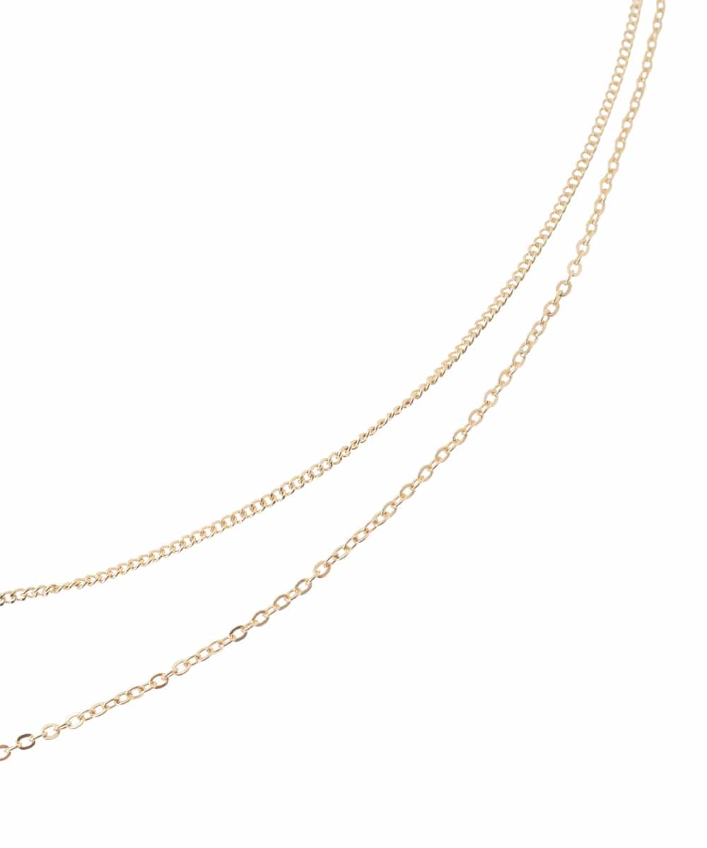 KS2GD26019 a.v.v(アー・ヴェ・ヴェ) レイヤードネックレス ゴールド