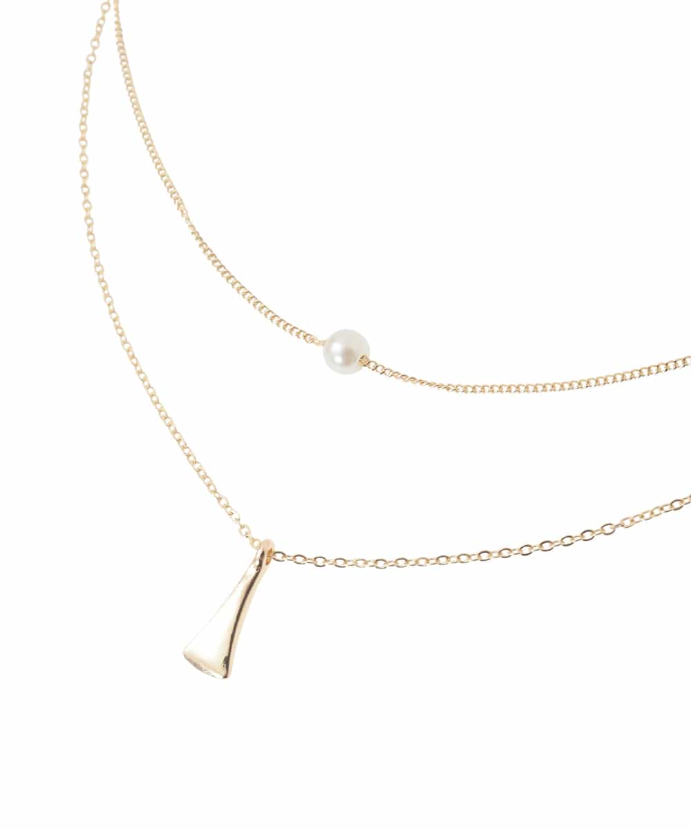 KS2GD26019 a.v.v(アー・ヴェ・ヴェ) レイヤードネックレス ゴールド