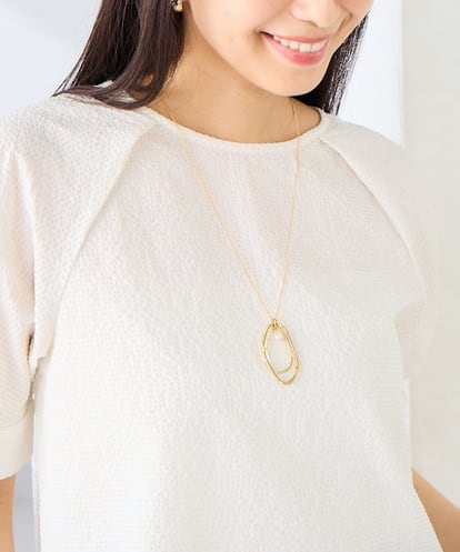 KS2GD27021 a.v.v パール付きワントップネックレス