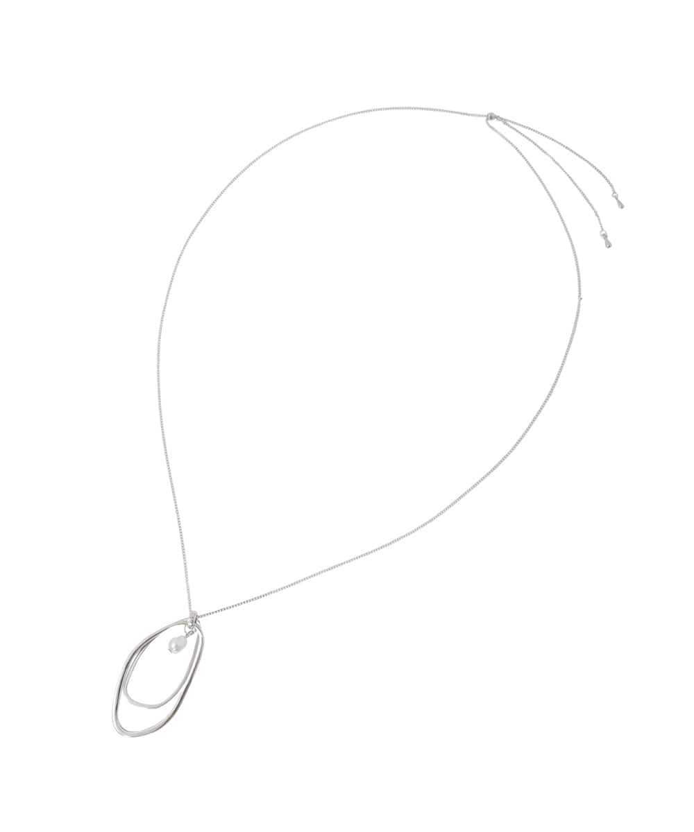 KS2GD27021 a.v.v(アー・ヴェ・ヴェ) パール付きワントップネックレス ゴールド