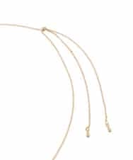 KS2GD27021 a.v.v(アー・ヴェ・ヴェ) パール付きワントップネックレス ゴールド