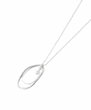 KS2GD27021 a.v.v(アー・ヴェ・ヴェ) パール付きワントップネックレス ゴールド