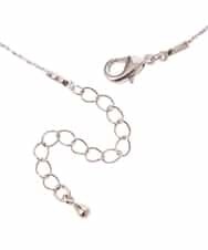KS2GD48029 a.v.v(アー・ヴェ・ヴェ) クリアパーツネックレス シルバー