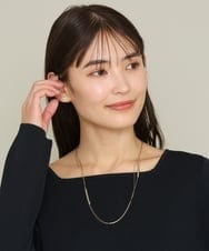 KS2GS13024 a.v.v(アー・ヴェ・ヴェ) 2連チェーンネックレス ゴールド