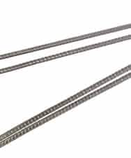 KS2GV35019 a.v.v(アー・ヴェ・ヴェ) スネークチェーン二連ネックレス ブラック