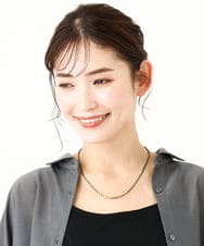 KS2GV36019 a.v.v(アー・ヴェ・ヴェ) ビーズコンビネックレス ブラック