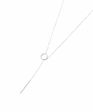 KS2IA10021 a.v.v(アー・ヴェ・ヴェ) スライドチェーンネックレス ゴールド