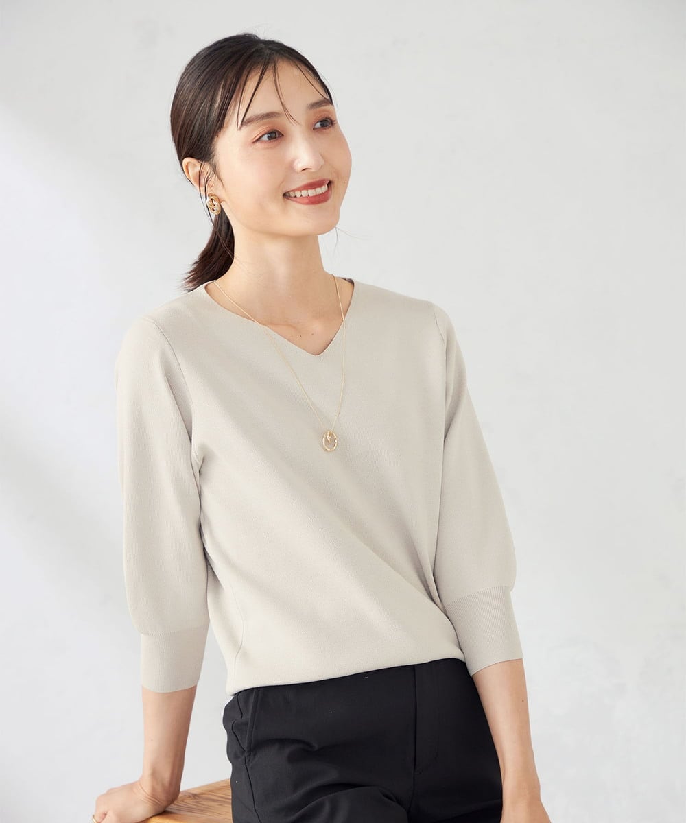 KS2IA11021 a.v.v(アー・ヴェ・ヴェ) リングネックレス ゴールド