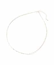 KS2JA03021 a.v.v(アー・ヴェ・ヴェ) ダブルチェーンネックレス ゴールド