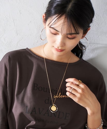 KS2JA04021 a.v.v コンビカラーワントップネックレス