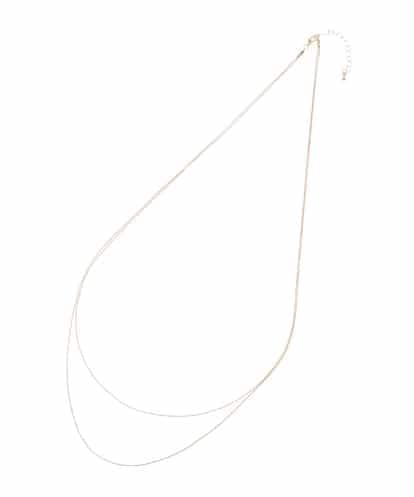 KS2JJ04016 a.v.v ２連シンプルチェーンネックレス