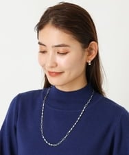 KS2JP12019 a.v.v(アー・ヴェ・ヴェ) チェーン×パール調ロングネックレス ゴールド