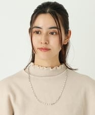 KS2JP12019 a.v.v(アー・ヴェ・ヴェ) チェーン×パール調ロングネックレス ゴールド