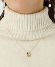 KS2JP17019 a.v.v(アー・ヴェ・ヴェ) プックリトップショートネックレス ゴールド