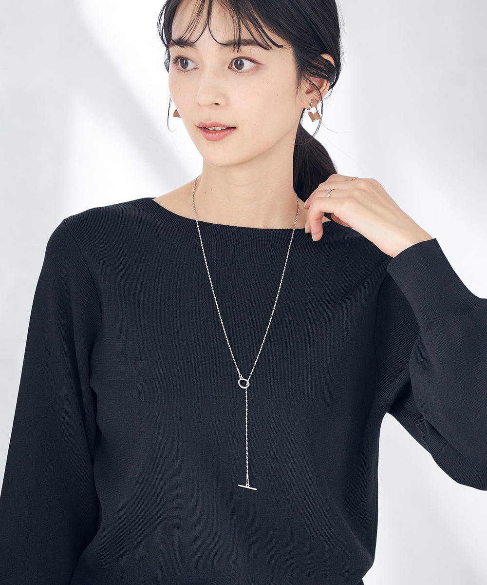 KS2JV15019 a.v.v(アー・ヴェ・ヴェ) マンテルロングネックレス ゴールド