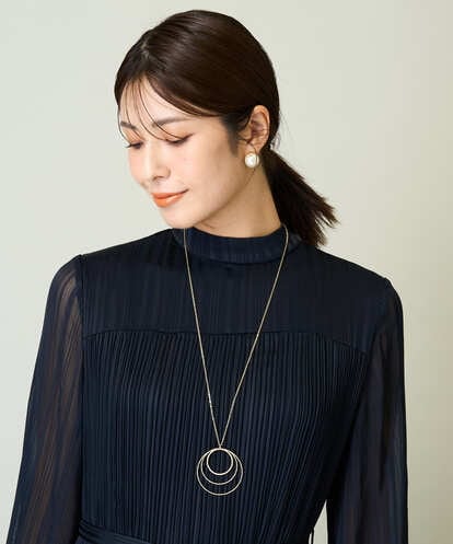 KS2JV18019  サークルロングネックレス